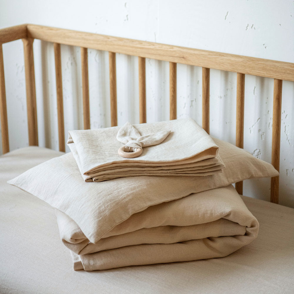 Linen Baby Bedding/All Season Set